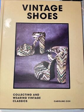 VINTAGE SHOES- Hardcover book by Caroline Cox . Vg condition